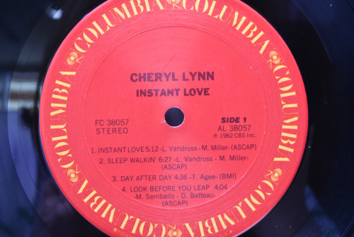 Cheryl Lynn [셰릴 린] - Instant Love ㅡ 중고 수입 오리지널 아날로그 LP