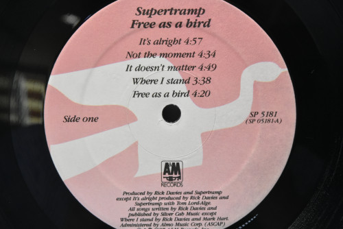 Supertramp [수퍼트램프] - Free As A Bird ㅡ 중고 수입 오리지널 아날로그 LP