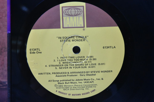 Stevie Wonder [스티비 원더] - In Square Circle ㅡ 중고 수입 오리지널 아날로그 LP