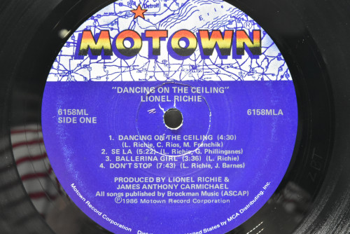 Lionel Richie [라이오넬 리치] - Dancing On The Ceiling ㅡ 중고 수입 오리지널 아날로그 LP