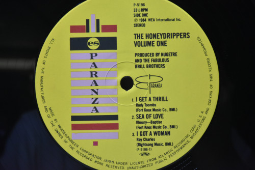 The Honeydrippers [허니드리퍼스] - Volume One ㅡ 중고 수입 오리지널 아날로그 LP