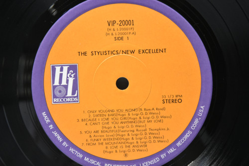The Stylistics [스타일리스틱스] - New Excellent ㅡ 중고 수입 오리지널 아날로그 LP