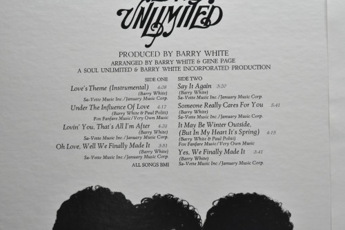 Love Unlimited [러브 언리미티드] - Under The Influence Of Love Unlimited ㅡ 중고 수입 오리지널 아날로그 LP
