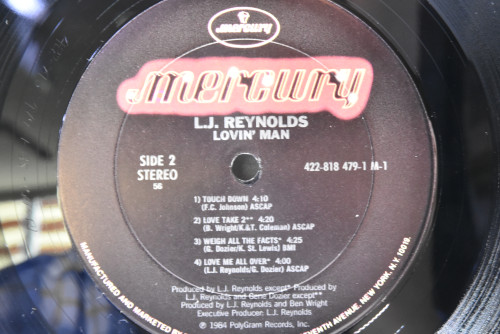 L.J. Reynolds - Lovin&#039; Man ㅡ 중고 수입 오리지널 아날로그 LP