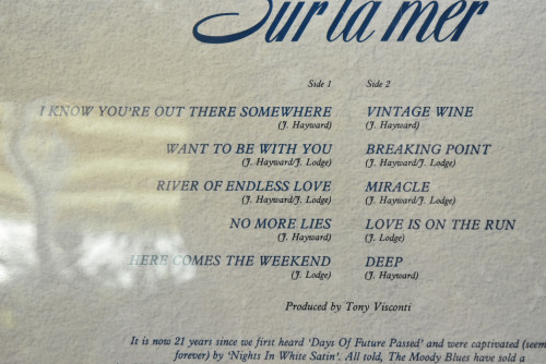 The Moody Blues [무디 블루스] - Sur La Mer (NO OPEN) ㅡ 중고 수입 오리지널 아날로그 LP
