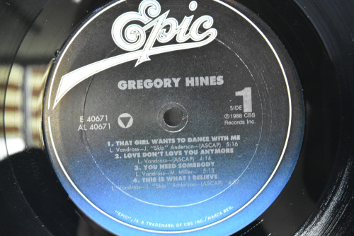 Gregory Hines [그레고리 하인즈] - Gregory Hines ㅡ 중고 수입 오리지널 아날로그 LP