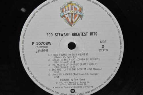 Rod Stewart [로드 스튜어트] - Greatest Hits ㅡ 중고 수입 오리지널 아날로그 LP