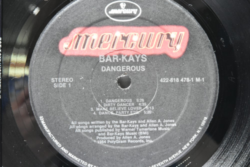 Bar-Kays - Dangerous ㅡ 중고 수입 오리지널 아날로그 LP