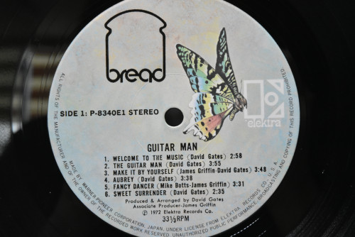 Bread [브래드] - Guitar Man ㅡ 중고 수입 오리지널 아날로그 LP