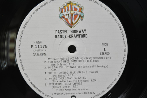 Randy Crawford [랜디 크로포드] - Pastel Highway ㅡ 중고 수입 오리지널 아날로그 LP