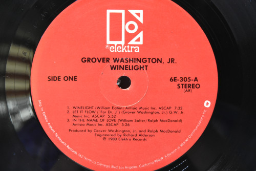 Grover Washington,Jr [그로버 워싱턴 주니어]- Winelight - 중고 수입 오리지널 아날로그 LP