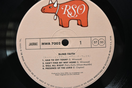 Blind Faith [블라인드 페이스] - Blind Faith ㅡ 중고 수입 오리지널 아날로그 LP