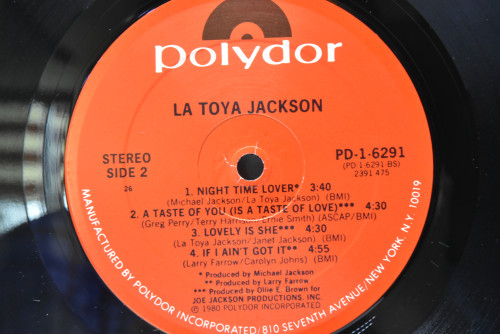 La Toya Jackson - La Toya Jackson ㅡ 중고 수입 오리지널 아날로그 LP