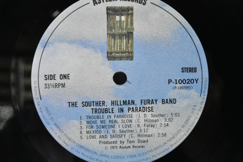 The Souther-Hillman-Furay Band - Trouble In Paradise ㅡ 중고 수입 오리지널 아날로그 LP
