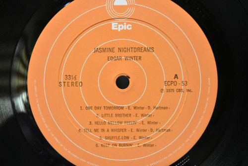 Edgar Winter [에드가 윈터] - Jasmine Nightdreams ㅡ 중고 수입 오리지널 아날로그 LP