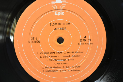 Jeff Beck [제프 벡] - Blow By Blow ㅡ 중고 수입 오리지널 아날로그 LP