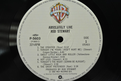 Rod Stewart [로드 스튜어트] - Absolutely Live ㅡ 중고 수입 오리지널 아날로그 LP