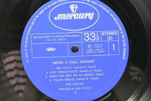 Rod Stewart [로드 스튜어트] - Never A Dull Moment ㅡ 중고 수입 오리지널 아날로그 LP