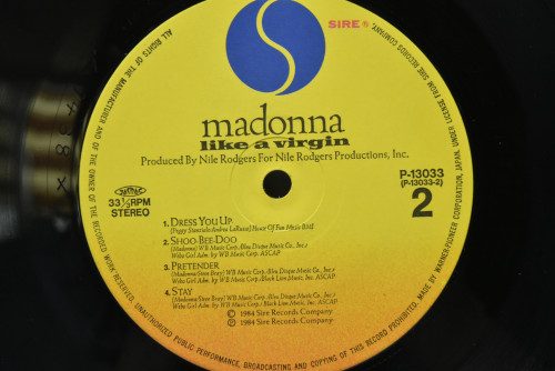 Madonna [마돈나] - Like A Virgin ㅡ 중고 수입 오리지널 아날로그 LP