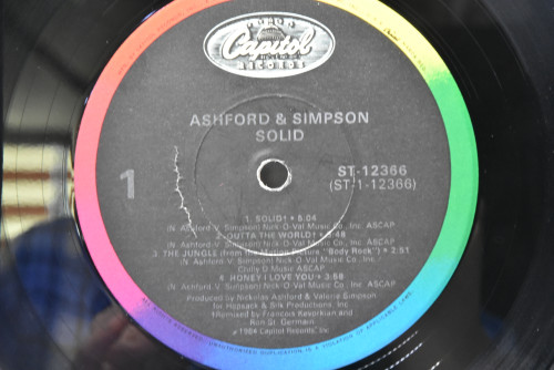 Ashford &amp; Simpson [애쉬포드 심슨] - Solid ㅡ 중고 수입 오리지널 아날로그 LP