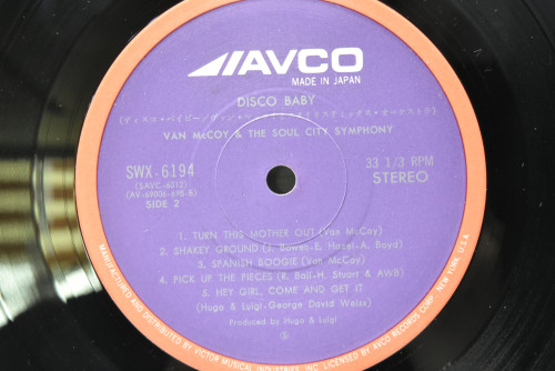 Van McCoy &amp; The Soul City Symphony [반 맥코이] - Disco Baby ㅡ 중고 수입 오리지널 아날로그 LP