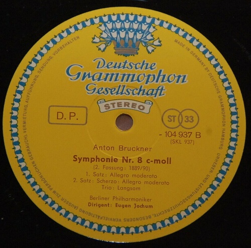 Bruckner - 9 Symphonies 11LP Box - Eugen Jochum