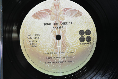 Kansas [캔사스] - Song For America ㅡ 중고 수입 오리지널 아날로그 LP