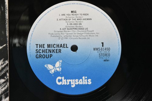 The Michael Schenker Group [마이클 쉥커] - MSG ㅡ 중고 수입 오리지널 아날로그 LP
