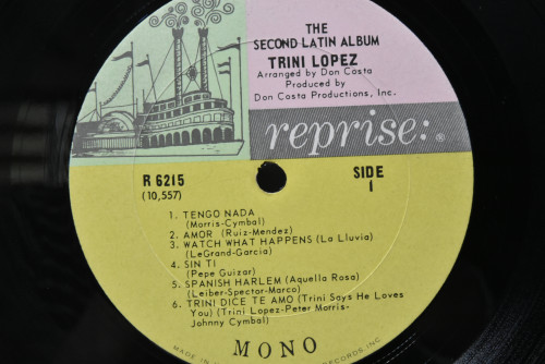 Trini Lopez [트리니 로페즈] - The Second Latin Album ㅡ 중고 수입 오리지널 아날로그 LP