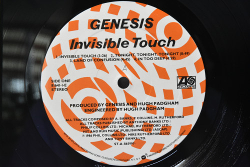 Genesis [제네시스] - Invisible Touch ㅡ 중고 수입 오리지널 아날로그 LP
