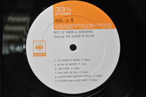 Simon &amp; Garfunkel [사이먼 앤 가펑클] - Best Of Simon &amp; Garfunkel ㅡ 중고 수입 오리지널 아날로그 LP