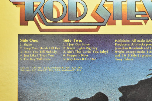 Rod Stewart [로드 스튜어트] - A Shot Of Rhythm And Blues ㅡ 중고 수입 오리지널 아날로그 LP