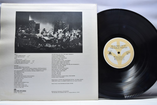 Gil Evans [길 에반스] ‎- Live At The Public Theater (New York 1980) - 중고 수입 오리지널 아날로그 LP