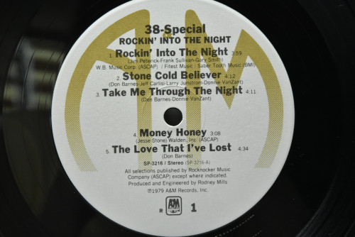 38 Special [38 스페셜] - Rockin&#039; Into The Night ㅡ 중고 수입 오리지널 아날로그 LP