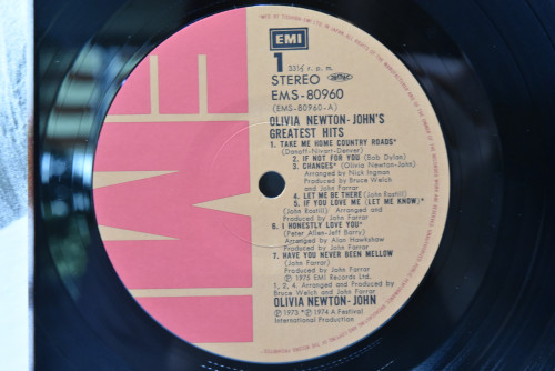 Olivia Newton-John [올리비아 뉴튼 존] - Olivia Newton-John&#039;s Greatest Hits ㅡ 중고 수입 오리지널 아날로그 LP