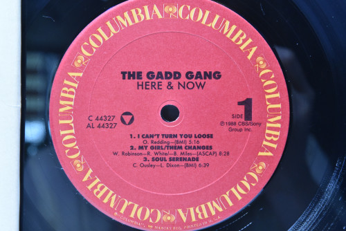 The Gadd Gang [스티브 갯] ‎- Here &amp; Now - 중고 수입 오리지널 아날로그 LP