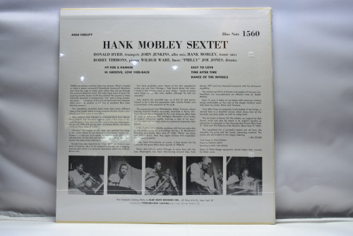 Hank Mobley Sextet [행크 모블리] ‎- Hank (NO OPEN) - 중고 수입 오리지널 아날로그 LP