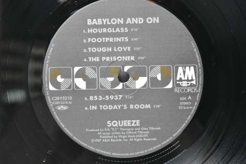 Squeeze [스퀴즈] - Babylon And On ㅡ 중고 수입 오리지널 아날로그 LP