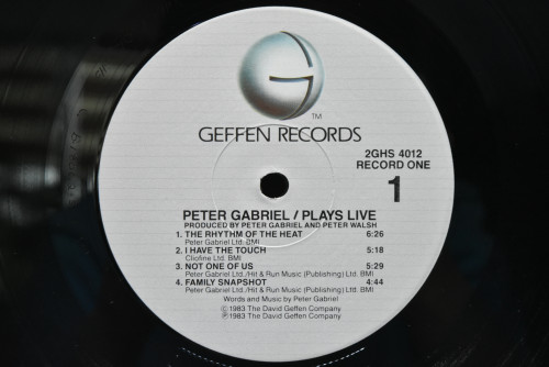 Peter Gabriel [피터 가브리엘] - Plays Live ㅡ 중고 수입 오리지널 아날로그 LP