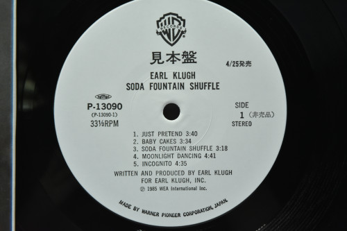 Earl Klugh [얼 클루] ‎- Soda Fountain Shuffle (PROMO) - 중고 수입 오리지널 아날로그 LP