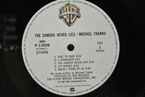 Michael Franks [마이클 프랭스] - The Camera Never Lies ㅡ 중고 수입 오리지널 아날로그 LP