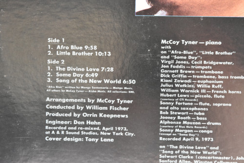 McCoy Tyner [맥코이 타이너] ‎- Song Of The New World - 중고 수입 오리지널 아날로그 LP