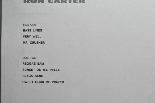Ron Carter [론 카터] ‎- Very Well - 중고 수입 오리지널 아날로그 LP