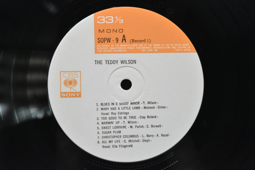 Teddy Wilson [테디 윌슨] ‎- Teddy Wilson - 중고 수입 오리지널 아날로그 LP