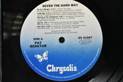 Pat Benatar [팻 베네타] - Seven The Hard Way ㅡ 중고 수입 오리지널 아날로그 LP