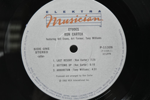 Ron Carter [론 카터] ‎- Etudes - 중고 수입 오리지널 아날로그 LP