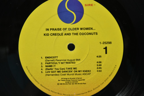 Kid Creole And The Coconuts - In Praise Of Older Women And Other Crimes ㅡ 중고 수입 오리지널 아날로그 LP