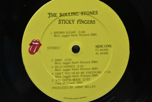 The Rolling Stones [롤링스톤즈] - Sticky Fingers ㅡ 중고 수입 오리지널 아날로그 LP