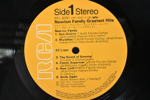 Newton Family [뉴튼 패밀리] - Greatest Hits ㅡ 중고 수입 오리지널 아날로그 LP