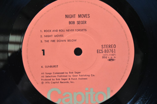 Bob Seger And The Silver Bullet Band [밥 시거] - Night Moves ㅡ 중고 수입 오리지널 아날로그 LP